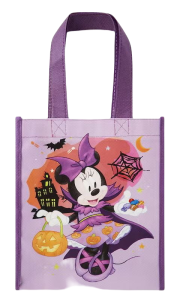 Torebka na słodycze na Halloween Myszka Minnie fioletowa 23 x 19.5 cm