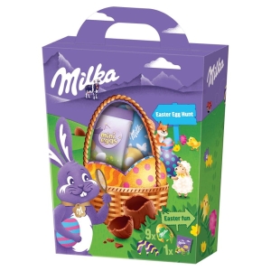 Milka Egg Hunt Wielkanocny zestaw słodyczy 162 g
