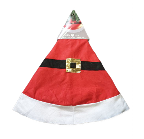 Dywanik dywan pod choinkę mata świąteczna Ø 120 cm czerwony (1).png