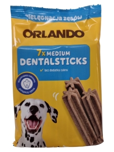 Przysmak dla psa średniego Dental Sticks Medium 180 g  7 szt Orlando