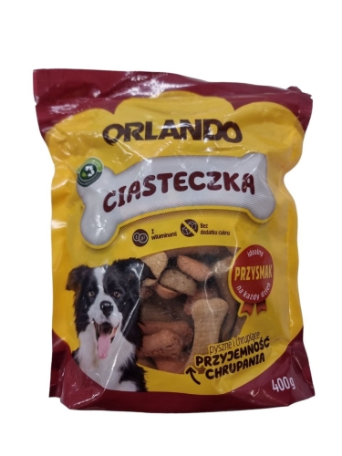 Ciasteczka dla psa Orlando 400 g.jpg