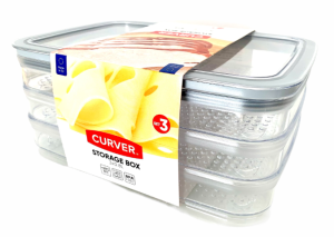 Pojemnik do żywności Curver DRY STORAGE BOX 3x0,8L