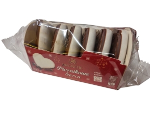 Pierniki Świąteczne Serca Lukrowane Magnetic 180g