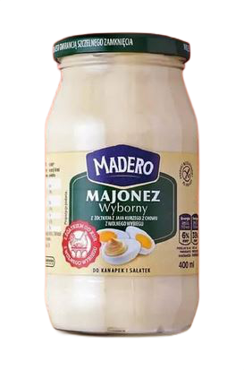 Madero Majonez wyborny do kanapek i sałatek 400 ml.png