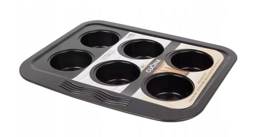 Blacha froma do pieczenia muffin prostokątna La Cucina.jpg