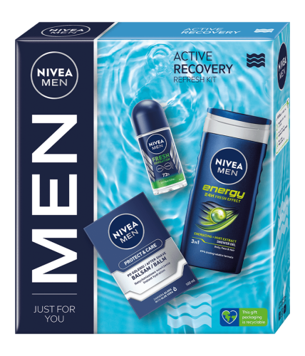 Zestaw podarunkowy dla mężczyzn Nivea Men Active Recovery 3 elementy.png