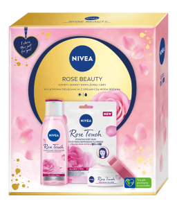 Zestaw podarunkowy dla kobiet Nivea Rose Beauty 3 elementy