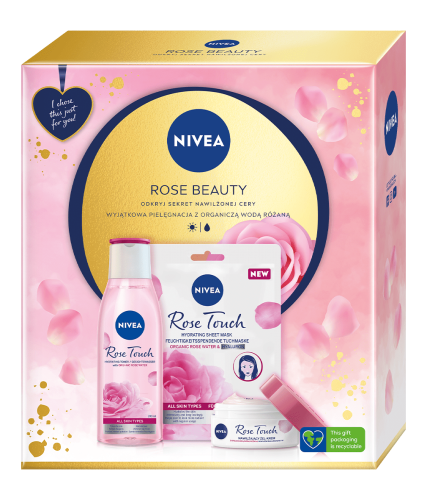 Zestaw podarunkowy dla kobiet Nivea Rose Beauty 3 elementy.png