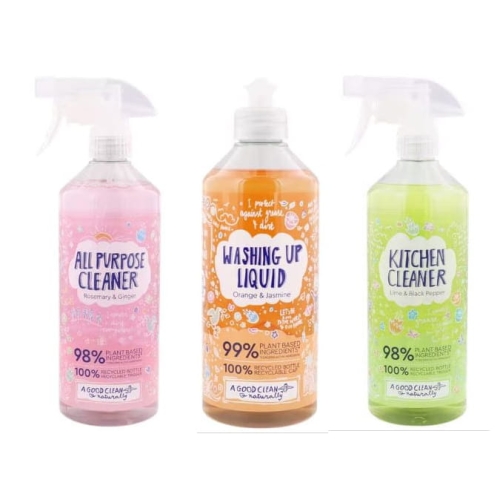Zestaw 3 sztuk Środków i Płynów do mycia i czyszczenia A Good Clean  4.jpg