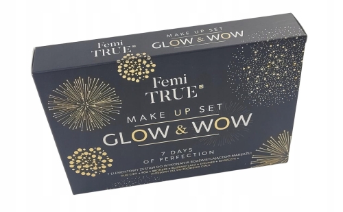 Kosmetyki Femi True Wow &amp; Glow set makijażowy.jpg
