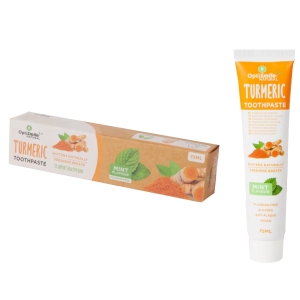 Ziołowa Pasta do zębów WEGAŃSKA Kurkuma Mięta 75ml