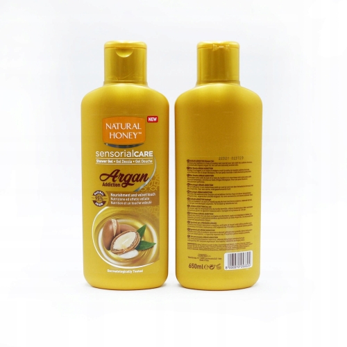 Żel pod prysznic z Naturalnym Miodowym Olejkiem ARGANOWYM 650ml