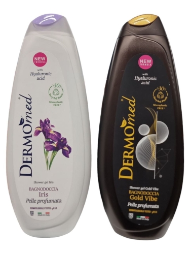 Zestaw Żeli pod prysznic DermoMed Bagnodoccia Irys+Gold Vibe 2x750ml.jpg