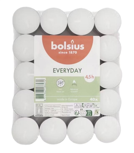 Podgrzewacze świeczki Bolsius białe 40 sztuk 4,5H palenia (1).JPG