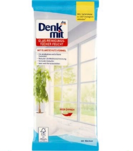 Denkmit Nawilżane ściereczki do czyszczenia powierzchni szklanych 20 szt.