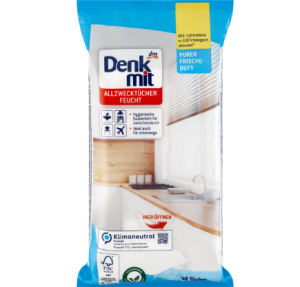 Denkmit Nawilżane ściereczki czyszczące uniwersalne o świeżym zapachu 50 szt.