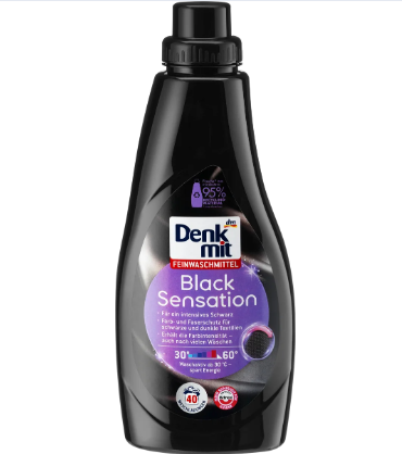Denkmit Detergent do prania tkanin delikatnych do czarnych i ciemnych ubrań Black Sensation 1 l.png