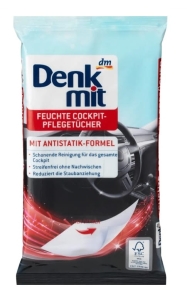 Denkmit Nawilżane ściereczki do czyszczenia kokpitu 20 szt