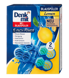 Denkmit Zawieszka do WC Lemon Koloryzująca 2 sztuki