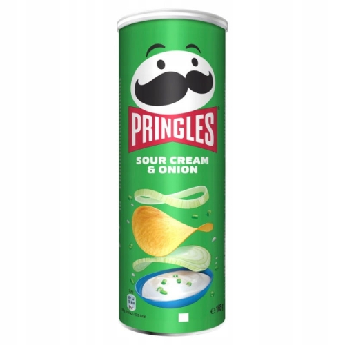 Chipsy Pringles Sour Cream &amp; Onion Śmietana z cebulką 165g.jpg