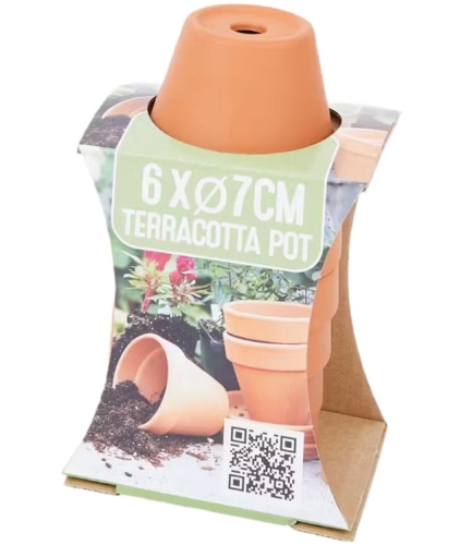 Zestaw Doniczek z terakoty 6 sztuk 7 x 6 cm.jpg