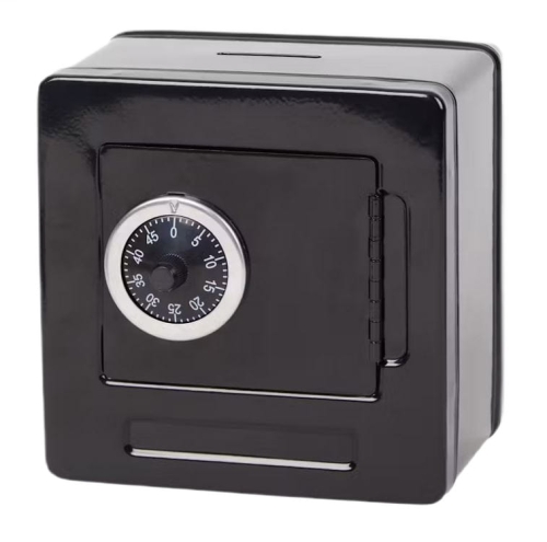 Mini sejf zamkiem szyfrowym 13,5 x 11 x 13,5 cm metal Czarny (1).JPG