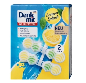 Denkmit Zawieszka do WC Lemon Splash 2 szt