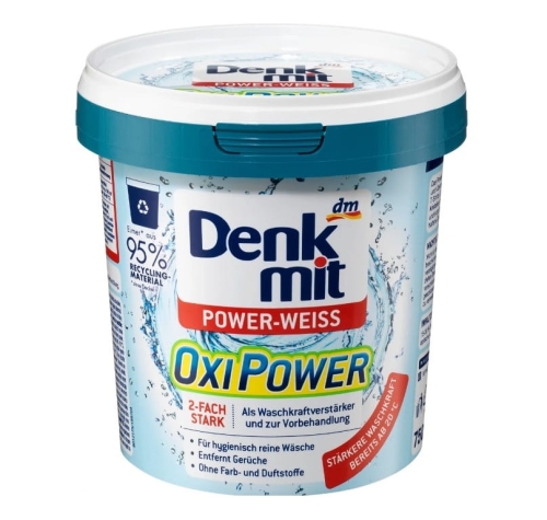 Denkmit Odplamiacz Oxi Power do tkanin białych 750 g.jpg