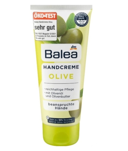 Balea Krem do rąk z oliwą z oliwek i masłem oliwkowym 100 ml.jpg