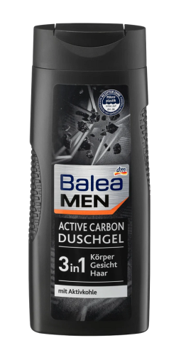 Balea MEN Żel pod prysznic Active Carbon 3w1 300 ml.png