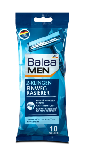 Balea MEN Jednorazowe maszynki do golenia z podwójnym ostrzem 10 szt .png