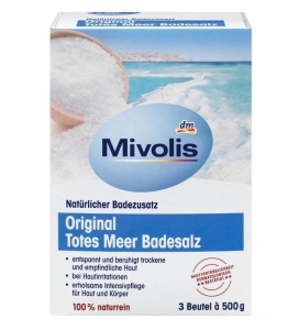 Mivolis Oryginalna sól z Morza Martwego do kąpieli 1,5 kg