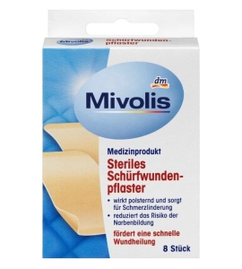 Mivolis Plastry na otarcia 8 szt