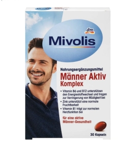 Mivolis Suplement diety Aktywny mężczyzna kompleks 26 g 30 szt