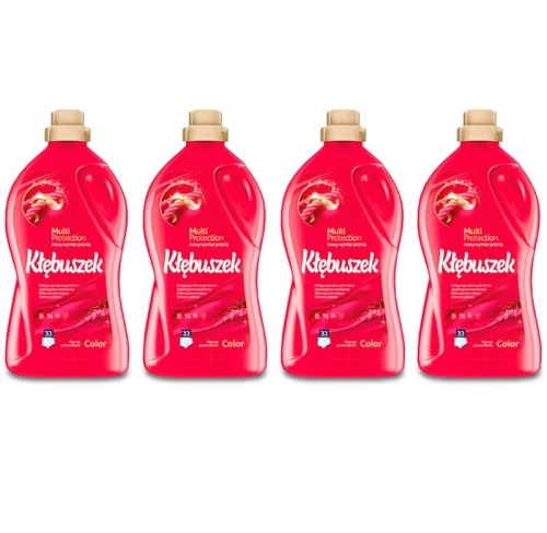 Kłębuszek Color Płyn do prania kolorowych tkanin  4 x 1,82l