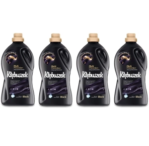 Kłębuszek Black Płyn do prania czarnych tkanin Zestaw 4 x 1,82l