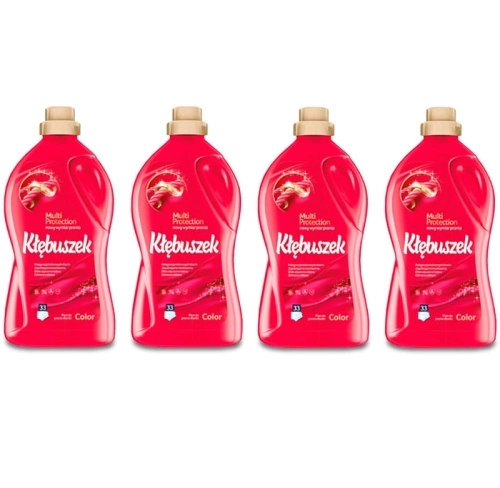 Kłębuszek Color Płyn do prania kolorowych tkanin  4 x 1,82l