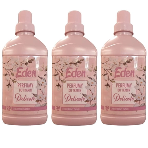 Perfumy do tkanin w płynie Eden Delicate 3 x 720ml