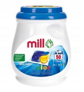 Mill Professional Kapsułki do prania tkanin kolorowych 50 sztuk