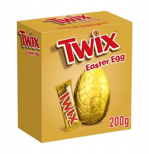 Twix Easter Egg wielkanocne jajko z czekolady z batonem Twix 200 g.JPG