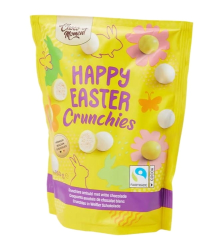 Chrupiące kulki czekoladowe wielkanocne Happy Easter Crunchies 150g.JPG