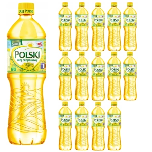 Olej Polski rzepakowy z Omega 3 Zestaw 15x1 L