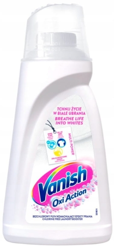 Vanish Odplamiacz w płynie Do Białego zestaw 1L.jpg