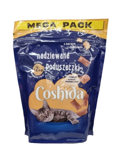 Coshida Nadziewane poduszeczki dla kota z serem i drobiem 150g.jpg