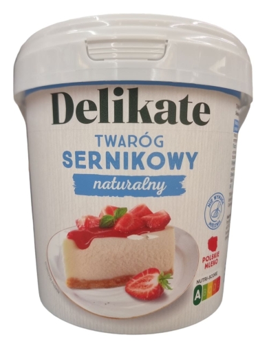 Delikate Twaróg sernikowy naturalny 1 kg.jpg