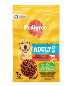Pedigree Adult Sucha karma dla psa wołowina warzywa 7 kg