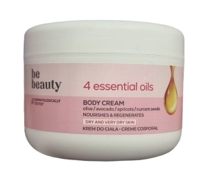Be Beauty Regenerujący Krem do ciała z 4 olejkami skóra bardzo sucha 300ml