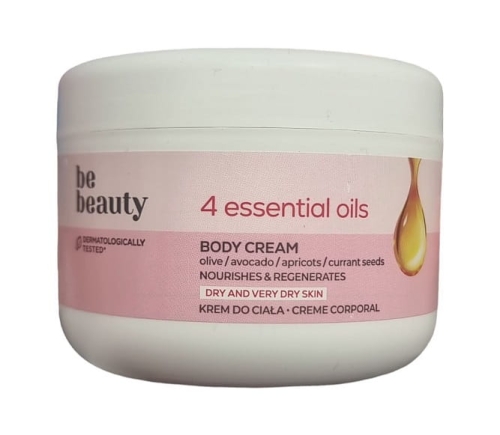 Be Beauty Regenerujący Krem do ciała z 4 olejkami skóra bardzo sucha 300ml.jpg