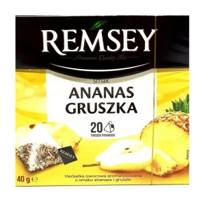 Remsey Herbata owocowa Ananas Gruszka 20 torebek 40g