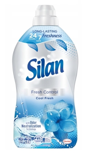 Silan Fresh Control Cool Fresh Płyn do płukania tkanin 62 prania 1364 ml.jpg